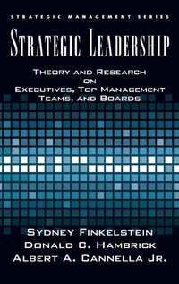 Enlarge image Cover: Strategic Leadership - Oxford University Press Inc