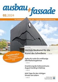Bild: ausbau+fassade - C. Maurer Fachmedien