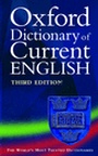 Cover: The Oxford Dictionary of Current English - Oxford University Press