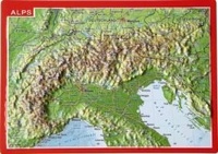 Abbildung von: Reliefpostkarte Alpen - georelief Vertriebs GbR