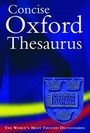 Cover: Concise Oxford Thesaurus - Oxford University Press