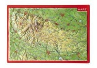 Abbildung von: Reliefpostkarte Harz - georelief Vertriebs GbR