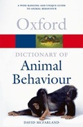 Cover: A Dictionary of Animal Behaviour - Oxford University Press