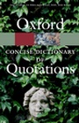 Cover: The Concise Oxford Dictionary of Quotations - Oxford University Press