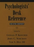 Cover: Psychologists' Desk Reference - Oxford University Press Inc