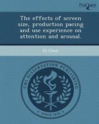 Enlarge image Cover: The Effects of Screen Size - Proquest, Umi Dissertation Publishing