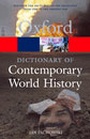 Cover: A Dictionary of Contemporary World History - Oxford University Press