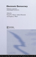 Cover: Electronic Democracy - Routledge