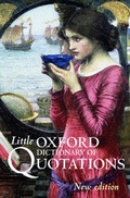 Cover: Little Oxford Dictionary of Quotations - Oxford University Press
