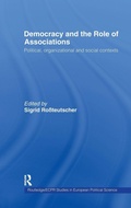 Cover: Democracy and the Role of Associations - Routledge