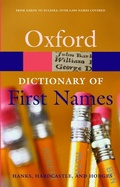Cover: A Dictionary of First Names - Oxford University Press
