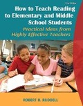 Cover: How to Teach Reading to Elementary and Middle School Students - Pearson