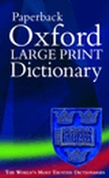 Cover: Oxford Large Print Dictionary - Oxford University Press