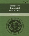 Cover: Essays on Financial Reporting - Proquest, Umi Dissertation Publishing