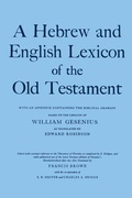 Cover: A Hebrew and English Lexicon of the Old Testament - Oxford University Press Inc