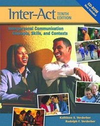 Enlarge image Cover: Inter-act: Student Workbook for Verderber and Verderber's Inter-act - Oxford University Press Inc