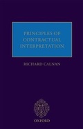 Cover: Principles of Contractual Interpretation - Oxford University Press
