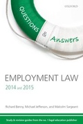 Cover: Questions & Answers Employment Law 2014-2015 - Oxford University Press