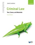 Cover: Complete Criminal Law - Oxford University Press
