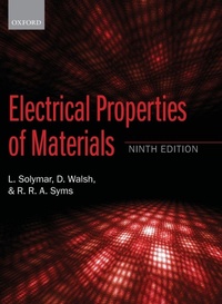 Enlarge image Cover: Electrical Properties of Materials - Oxford University Press