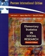 Cover: Elementary Statistics in Social Research - Pearson