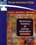 Cover: Elementary Statistics in Social Research - Pearson
