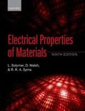 Cover: Electrical Properties of Materials - Oxford University Press