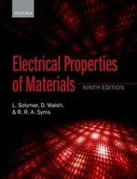 Enlarge image Cover: Electrical Properties of Materials - Oxford University Press