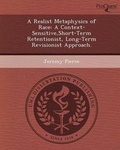 Cover: A Realist Metaphysics of Race - Proquest, Umi Dissertation Publishing