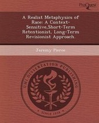 Enlarge image Cover: A Realist Metaphysics of Race - Proquest, Umi Dissertation Publishing