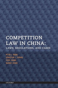 Enlarge image Cover: Competition Law in China - Oxford University Press