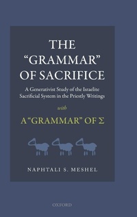 Enlarge image Cover: The 'Grammar' of Sacrifice - Oxford University Press
