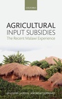 Cover: Agricultural Input Subsidies - Oxford University Press