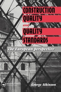 Bild: Construction Quality and Quality Standards - CRC Press