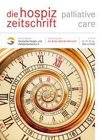 Abbildung von: Die Hospiz-Zeitschrift - der hospiz verlag