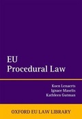Cover: EU Procedural Law - Oxford University Press