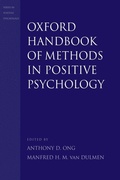 Cover: Oxford Handbook of Methods in Positive Psychology - Oxford University Press Inc