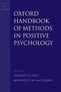 Enlarge image Cover: Oxford Handbook of Methods in Positive Psychology - Oxford University Press Inc