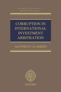Abbildung von: Corruption in International Investment Arbitration - Oxford University Press