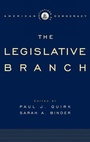 Cover: The Legislative Branch - Oxford University Press Inc