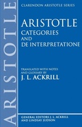 Cover: Categories and De Interpretatione - Clarendon Press