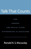 Cover: Talk that Counts - Oxford University Press Inc