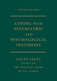 Abbildung von: Ziskin's Coping with Psychiatric and Psychological Testimony - Oxford University Press Inc