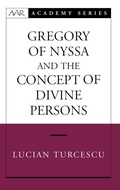 Cover: Gregory of Nyssa and the Concept of Divine Persons - Oxford University Press Inc