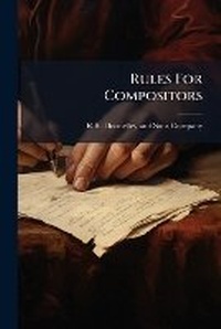 Enlarge image Cover: Rules For Compositors - Nabu Press