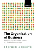 Cover: The Organization of Business - Oxford University Press