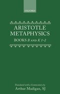 Cover: Aristotle: Metaphysics Books B and K 1-2 - Oxford University Press