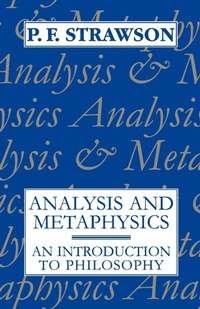 Enlarge image Cover: Analysis and Metaphysics - Oxford University Press
