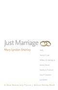 Cover: Just Marriage - Oxford University Press Inc