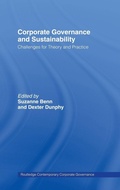 Cover: Corporate Governance and Sustainability - Routledge